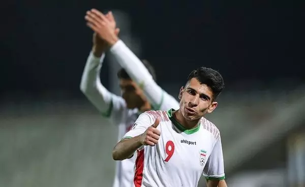  مقدماتی فوتبال جوانان آسیا  منظمی بهترین بازیکن دیدار ایران - نپال شد