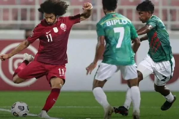  پیروزی قطر مقابل بنگلادش با حضور تماشاگران