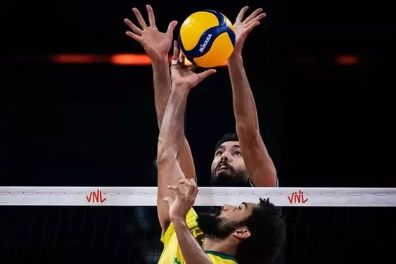  لیگ ملت‌های والیبال  برزیل از سد ایران گذشت  تداوم یکه‌تازی طلایی‌پوشان