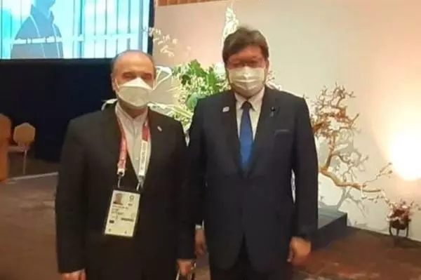  المپیک ۲۰۲۰ توکیو  دیدار سلطانی‌فر با وزیر ورزش ژاپن