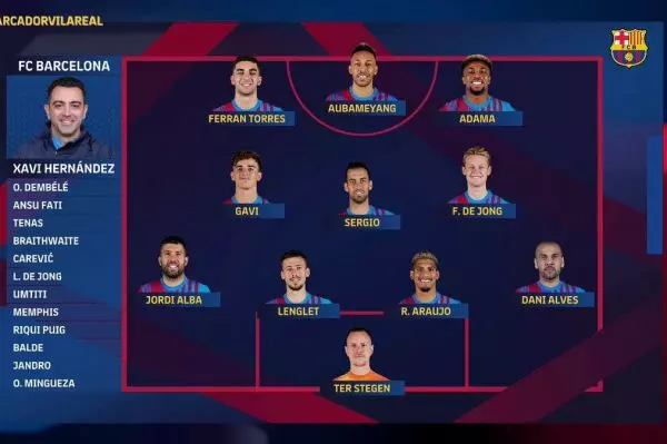  ترکیب بارسلونا و ویارئال؛ ژاوی و استفاده از فران در آخرین بازی فصل