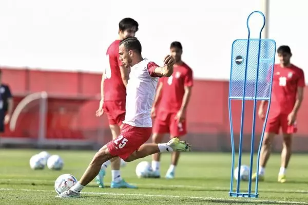  گزارش تصویری  تمرین یک آذر تیم ملی فوتبال در کمپ باشگاه الریان