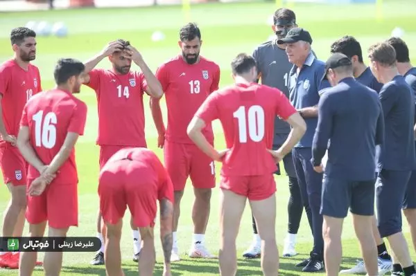  گزارش تصویری اختصاصی  اولین تمرین تیم ملی بعد از بازی با ولز