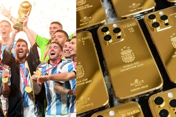  هدیه 175 هزار پوندی مسی به بازیکنان آرژانتین  آیفون با قاب طلا