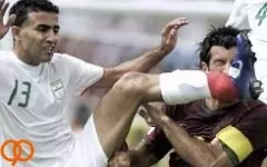 سکانس های برتر از ایران در جام جهانی؛ یادگاری کعبی روی صورت لوئیز فیگو!