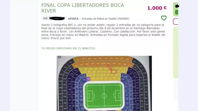 ترفند عجیب طرفداران رئال مادرید برای فروش بلیت بوکا-ریور در بازار سیاه