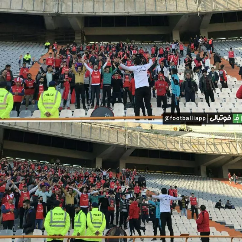 حضور هواداران تیم پدیده در ورزشگاه آزادی