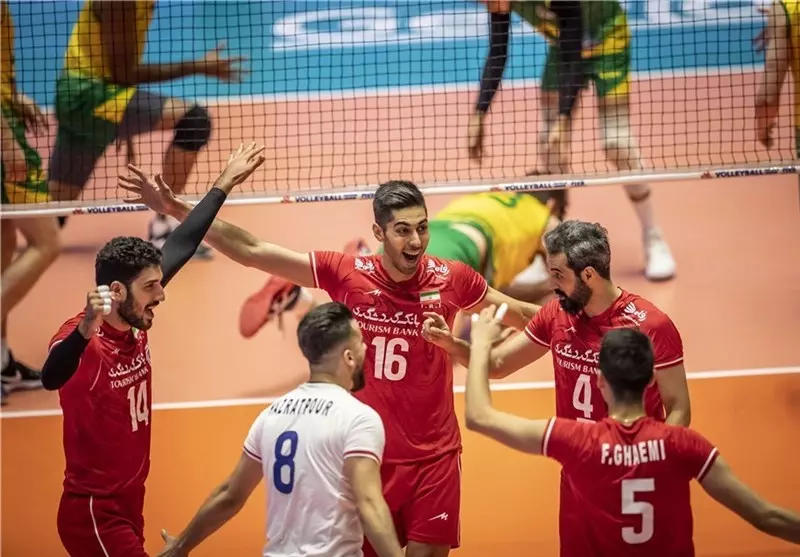 لیگ ملت های والیبال/ برد قاطع ایران مقابل استرالیا