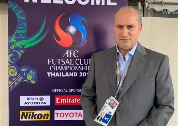 حضور نایب رئیس ایرانی کنفدراسیون فوتبال آسیا در بانکوک آره‌نا