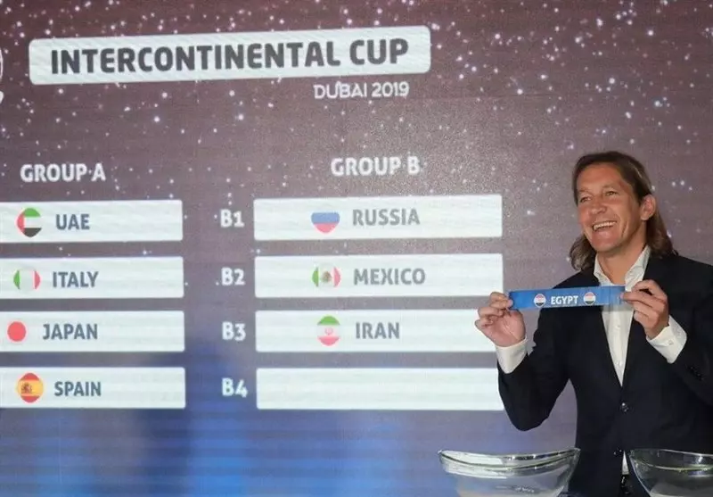 همگروهی ساحلی‌بازان ایران با روسیه، مکزیک و مصر در جام بین‌ قاره‌ای