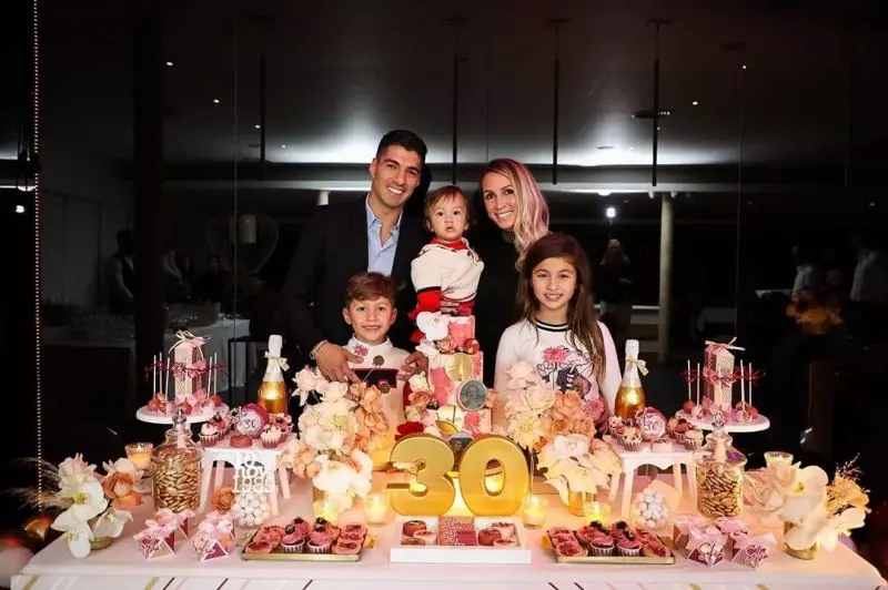 حضور ستارگان بارسلونا در جشن تولد همسر لوئیز سوارز