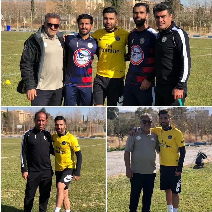 فرشید اسماعیلی که به شیراز سفر کرده است، امروز با حضور در تمرینات تیم فجرسپاسی با اعضای این تیم دیدار کرد و در کنار آن‌ها به تمرین پرداخت.
