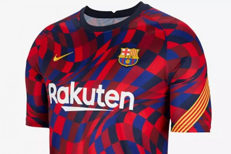 پیراهن تمرین متفاوت بارسلونا با الگو گرفتن از طرح‌های معمار کاتالان