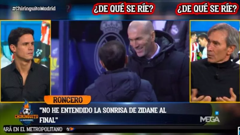 سوال هواداران رئال مادرید: چرا زیدان بعد از حذف می‌خندید؟!