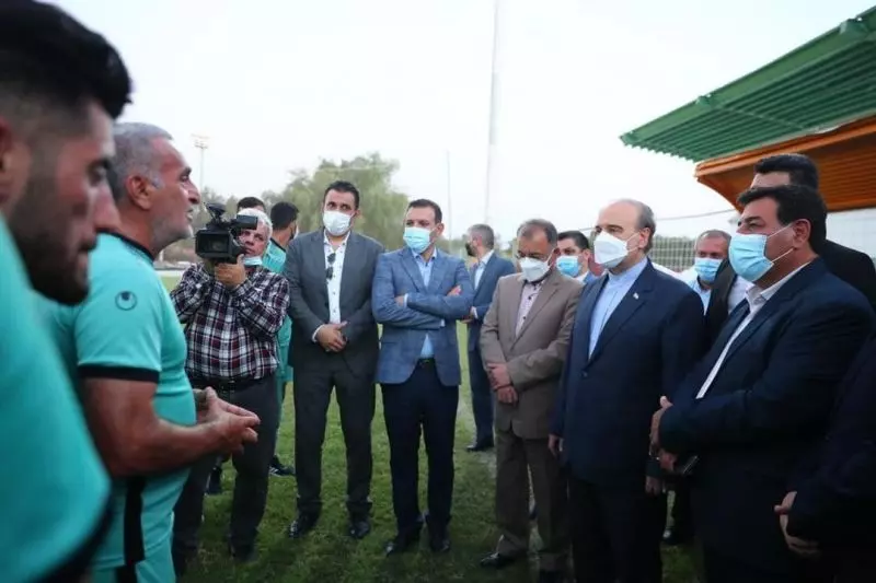 بازدید سلطانی فر از اردوی تیم ملی فوتبال ناشنوایان در کیش