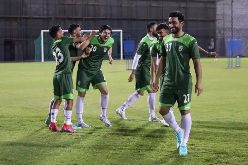 گزارش تصویری/ نخستین تمرین تیم ملی فوتبال ایران در منامه