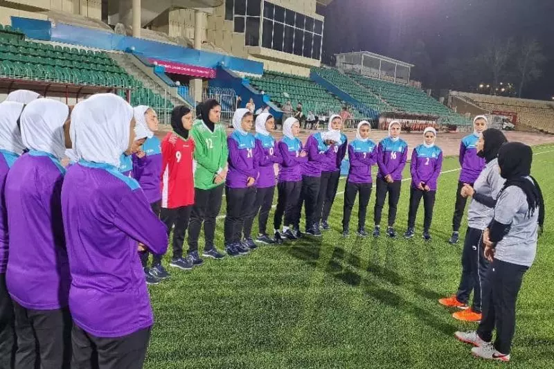 برگزاری تمرین ریکاوری بانوان ملی پوش قبل از دیدار مقابل تاجیکستان