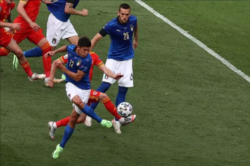گزارش تصویری/ ایتالیا 1-0 ولز (گروه A مسابقات یورو 2020)