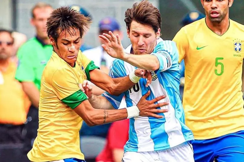 نوستالژی/ هت تریک مسی مقابل نیمار در دیدار آرژانتین - برزیل