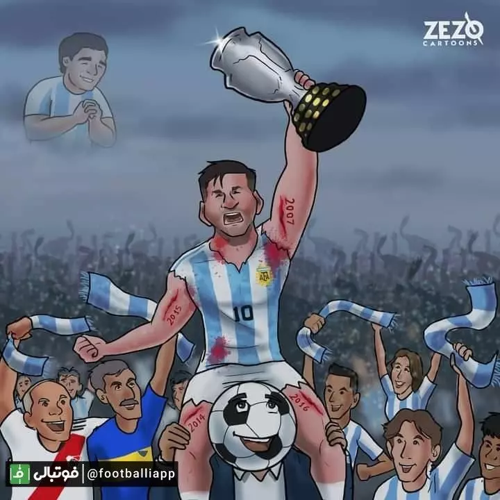 مسی بالاخره قهرمانِ آرژانتینی ها شد