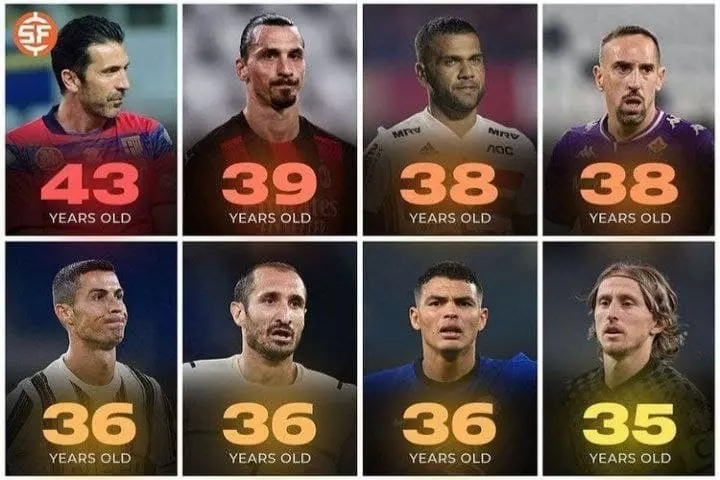 نگاهی به ستاره‌های مسن جهان فوتبال؛ از بوفون 43 ساله تا مسی و رونالدو