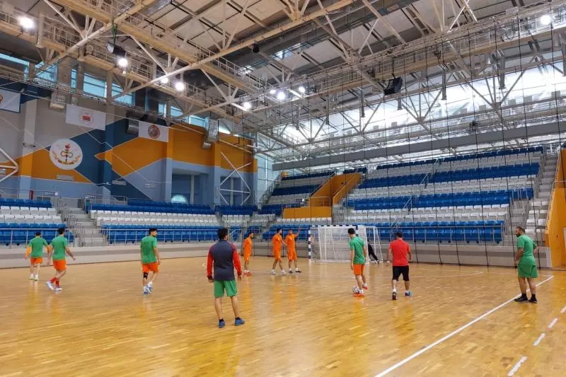 برگزاری اولین تمرین تیم ملی فوتسال در بلاروس