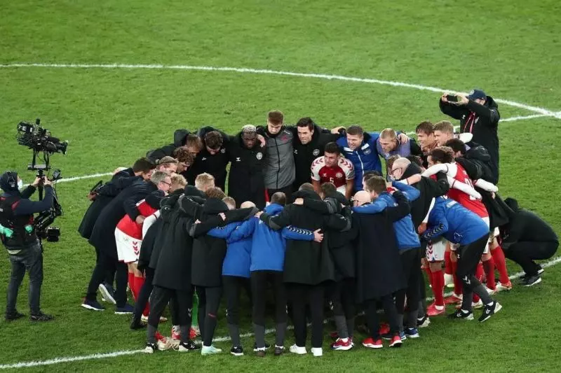 عکس؛ حلقه اتحاد دومین تیمی که به جام جهانی صعود کرد