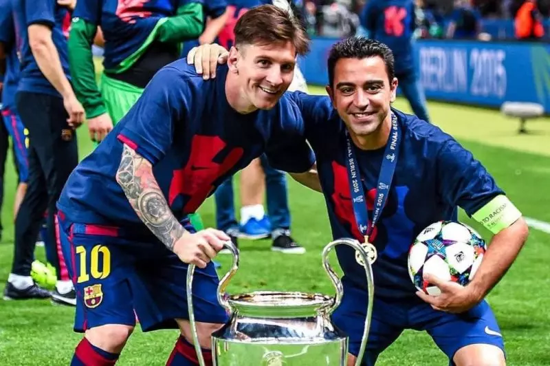 عکس؛ افتخاراتی که هواداران بارسلونا دوست دارند با ژاوی تکرار شود