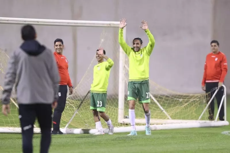 گزارش تصویری/ اولین تمرین تیم ملی فوتبال ایران در اردن