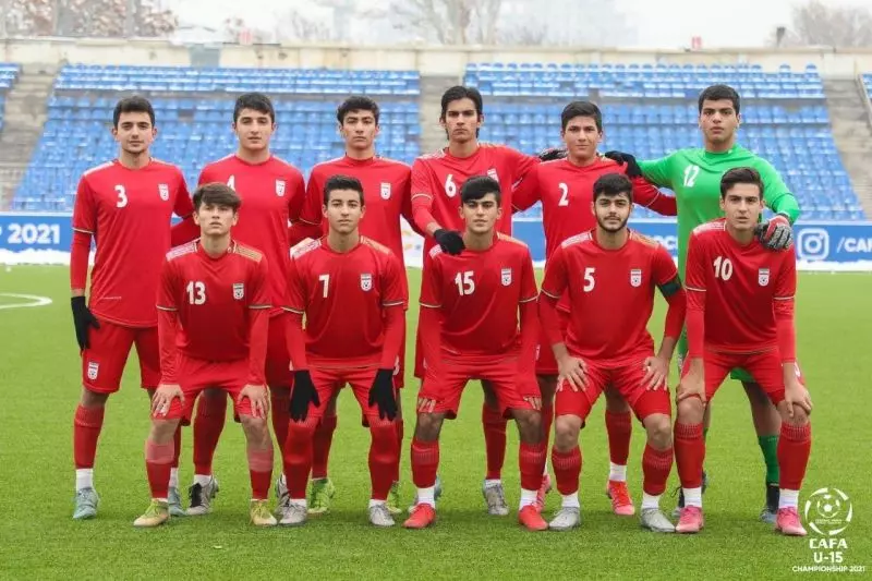 اعلام ترکیب تیم زیر ۱۵ سال ایران مقابل تاجیکستان