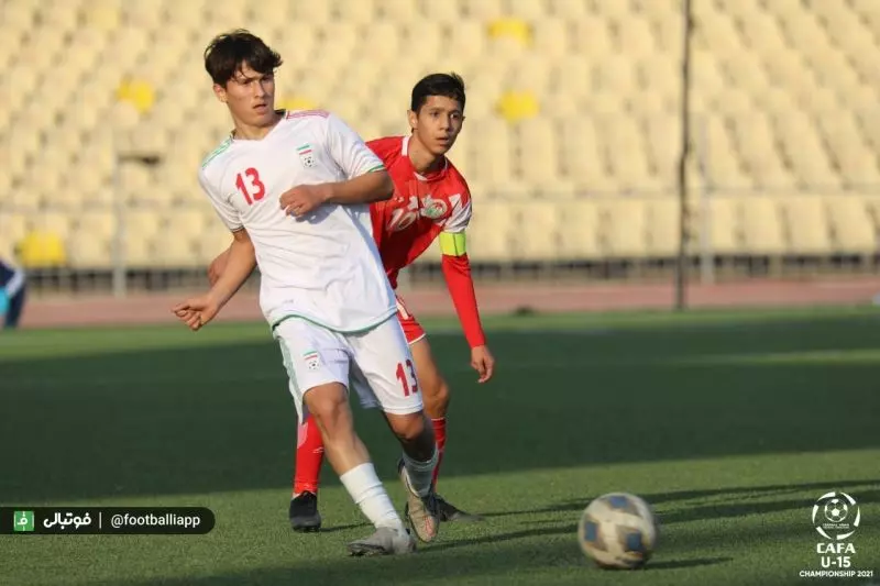 گزارش تصویری/ تیم ملی زیر ۱۵ سال ایران یک - تیم ملی زیر ۱۵ سال تاجیکستان یک