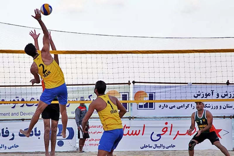 رقبای والیبال ساحلی ایران در قهرمانی آسیا مشخص شدند