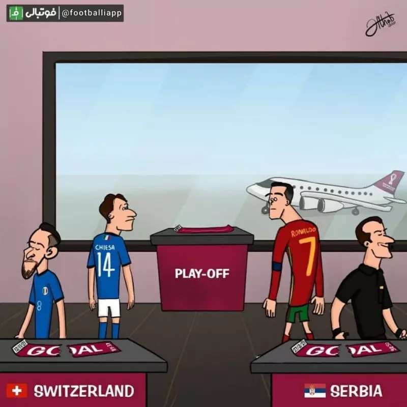 پرتغال یا ایتالیا؛ کدام یک مسافر جام جهانی قطر 2022 خواهند شد؟