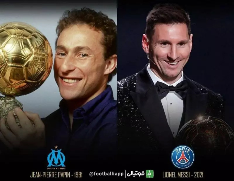 اینفوگرافی/ بازیکنانی که از لیگ فرانسه موفق به دریافت توپ طلا شده‌اند
