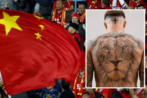 قانون عجیب در فوتبال چین: خالکوبی ممنوع شد