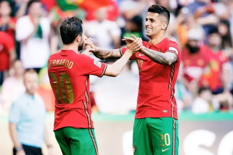 پیروزی پرتغال با درخشش ستاره منچسترسیتی در شب برد خفیف اسپانیا