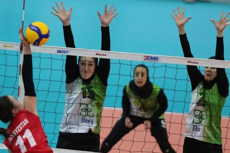 شکست دختران نوجوان والیبال ایران مقابل قزاقستان