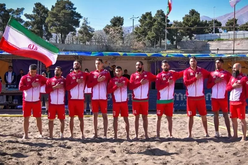 شکست تیم ملی هندبال ساحلی ایران برابر نروژ