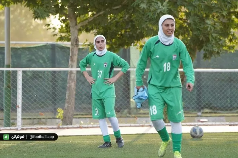 گزارش تصویری/ تمرین تیم ملی فوتبال بانوان جمعه ۱۰ تیر