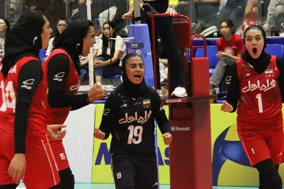 والیبال جوانان دختر آسیا| پیروزی با اقتدار ملی‌پوشان ایران مقابل قزاقستان