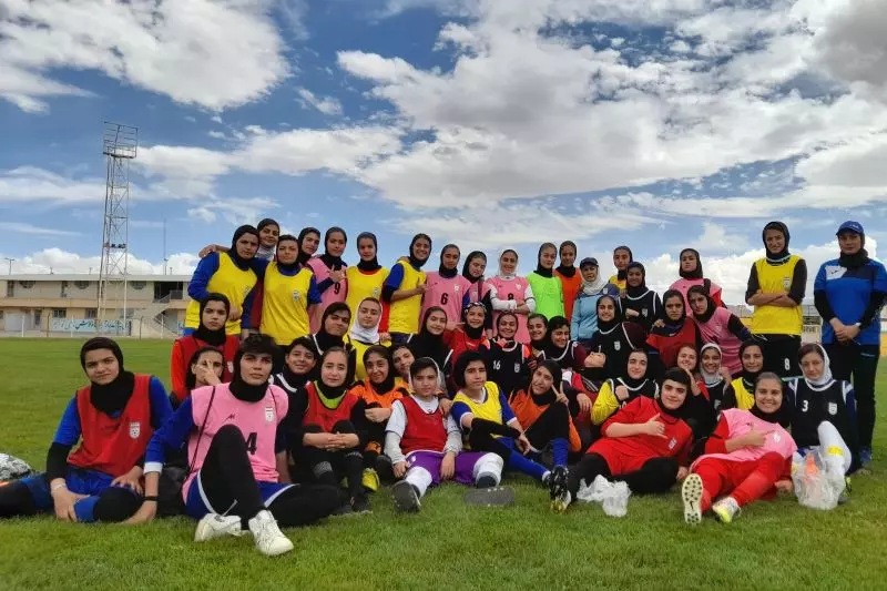 برگزاری تمرین تیم ملی فوتبال نوجوانان بانوان