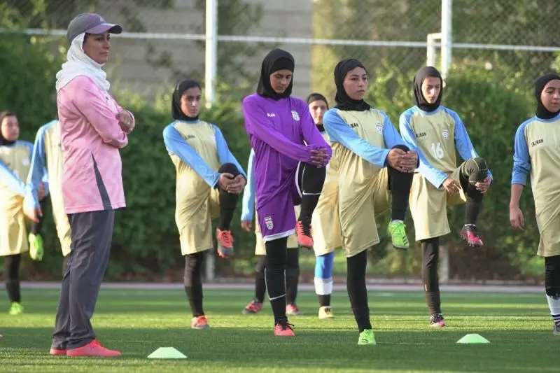 گزارش تصویری/ تمرین تیم ملی فوتبال نوجوانان بانوان