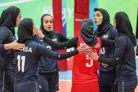 بازی های کشورهای اسلامی| بانوان والیبالیست ایران به مدال نقره رسیدند
