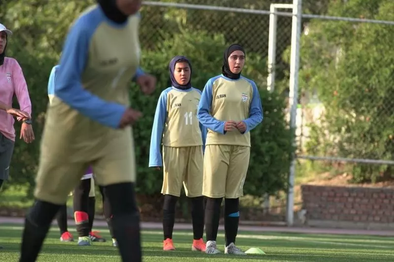 گزارش تصویری/ تمرین تیم زیر ۱۶ ساله های بانوان ایران