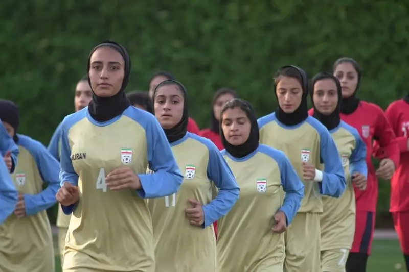 گزارش تصویری/ تمرین تیم ملی فوتبال نوجوانان دختران