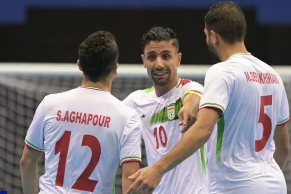 برتری قابل توجه ایران در مسابقات فوتسال قهرمانی آسیا