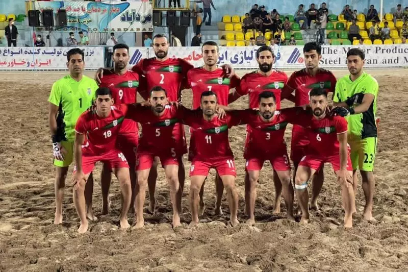 اعلام زمان دقیق بازیهای تیم ملی فوتبال ساحلی ایران در رقابتهای جام بین قاره ای
