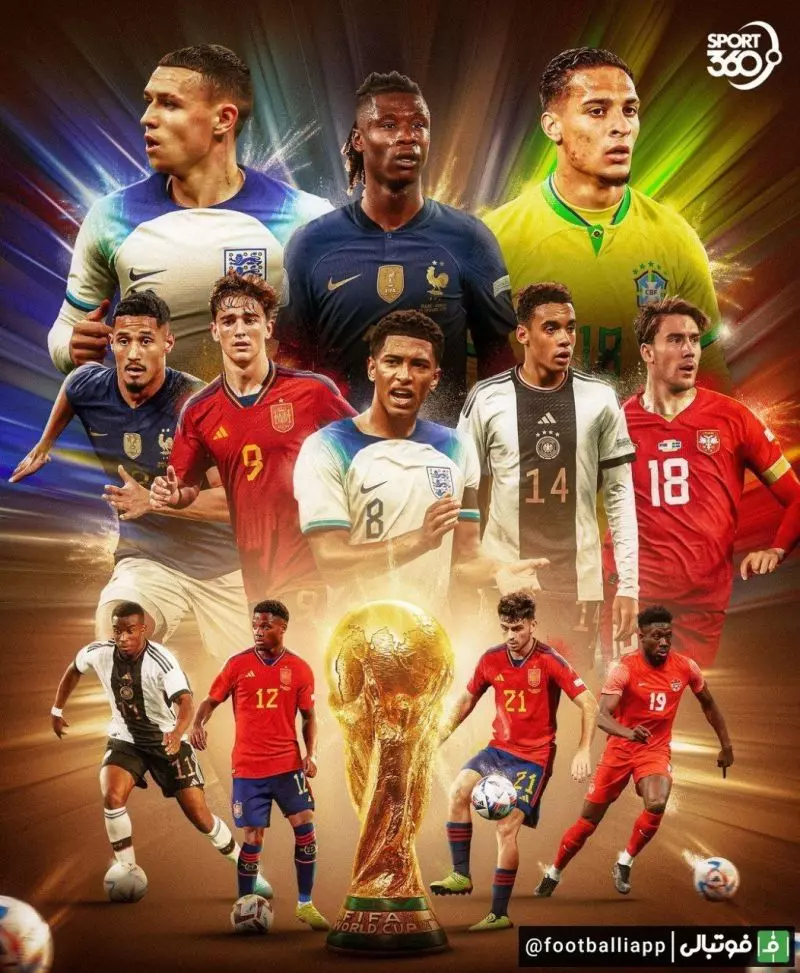 برترین بازیکنان جوان جام جهانی 2022 از نگاه نشریه اسپورت 360