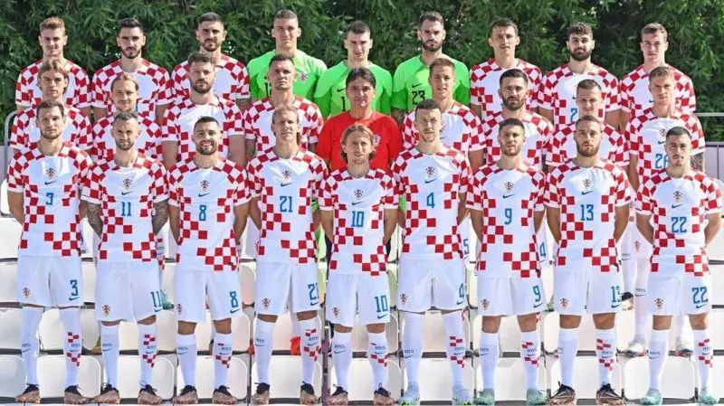 عکس رسمی تیم ملی کرواسی برای جام جهانی 2022 قطر