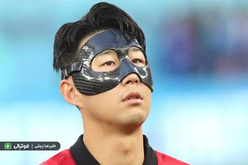 عکس؛ چهره جالب کاپیتان کره جنوبی در بازی مقابل اروگوئه